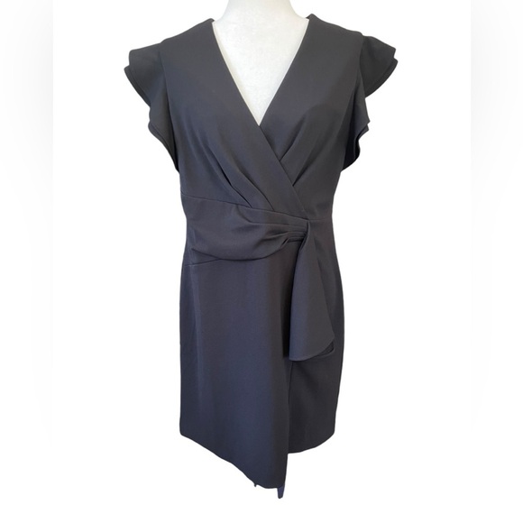 Dkny Dresses & Skirts - DKNY Black Mini Pleated Sheath Cocktail Dress LBD- 12